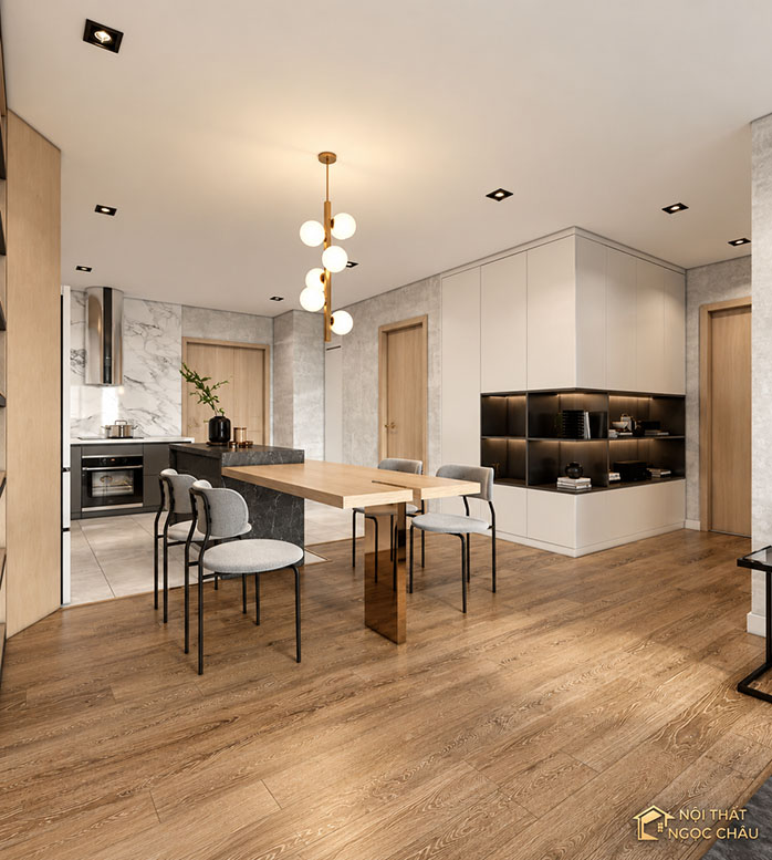 Thiết kế nội thất chung cư Vinhomes Ocean Park- Anh Tứ